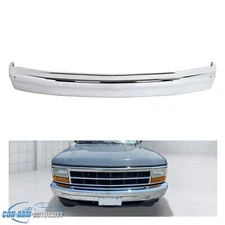 For Dodge Dakota Base 1991-1996 Chrome Steel Front Bumper Face Bar Bumper Cover