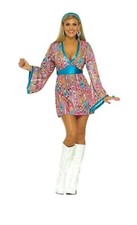 New Adult Wild Swirl Dress Costume Size 8-12