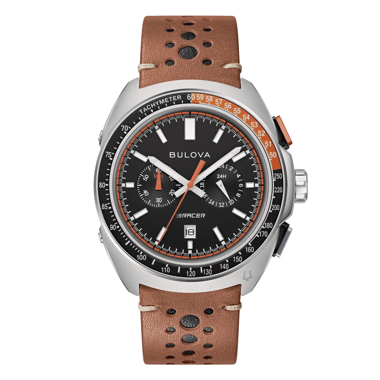 BULOVA OROLOGIO CRONOGRAFO DA UOMO IN ACCIAIO Racer 98B427