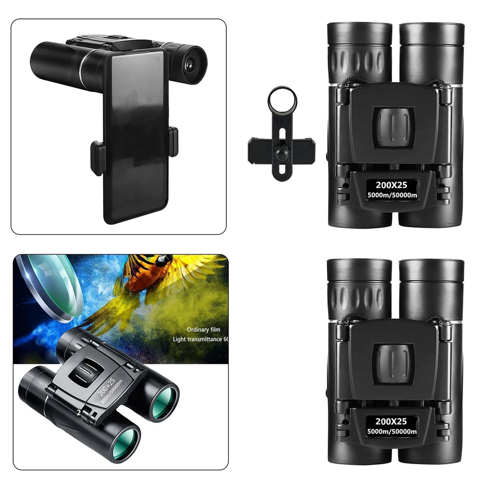 Profi Fernglas 200x25 Bak4 für Sportspiele Vogelbeobachtung Jagd