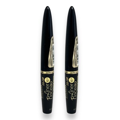 Bourjois Liner Pinceau Liquid Eyeliner -Ultra Black- 2.5ml/0.08oz LOT OF 2
