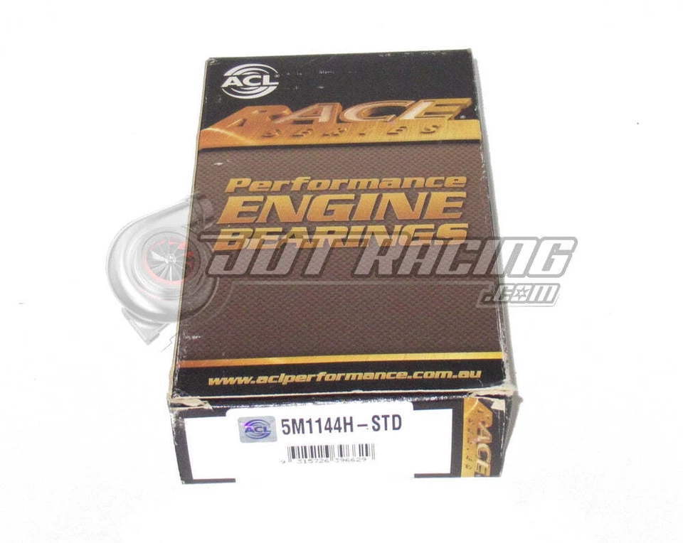 Rodamientos principales ACL Race 5M1144H-STD para 89-92 Mitsubishi Eclipse 4G63 6 pernos 2,0 L Foto 2 de 3