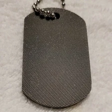 High-Carbon Steel Flint Striker for Emergency Fire Starting dog Tag striker