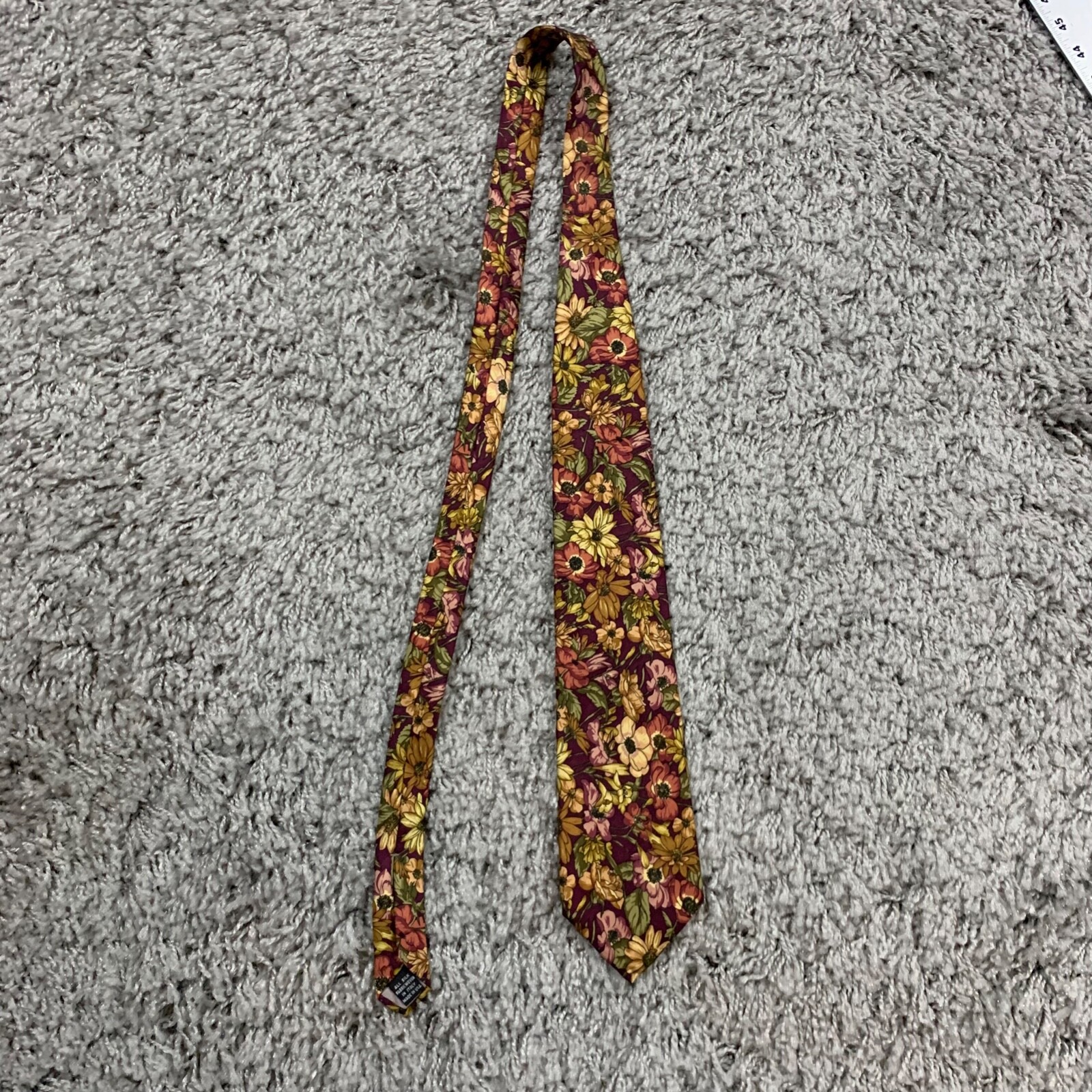 Christian Dior Tie Mens MONSIEUR Silk Multicolor Flor… Gem