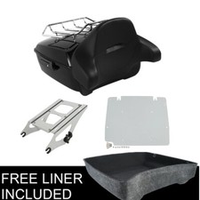 King Trunk & 2up Mount Base Plate Fit For Harley Touring 2014-2023