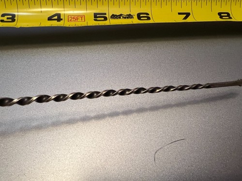 SMC Sterling Silber gedrehter Griff durchbohrt Schale langer Griff Olivenlöffel - Bild 8 von 11