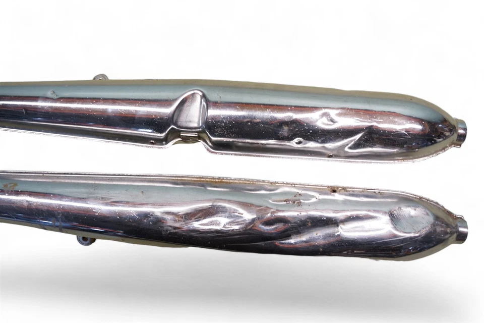 Honda CL160 CL 160 CB160 1965 1966 silenciador cromo OEM *2300A Foto 3 de 4