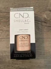 CND Shellac UV Gel Nail Polish - Linen Luxury 0.25oz