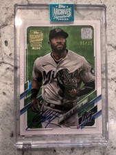 2021 Topps 70th Starling Marte Auto 24/32