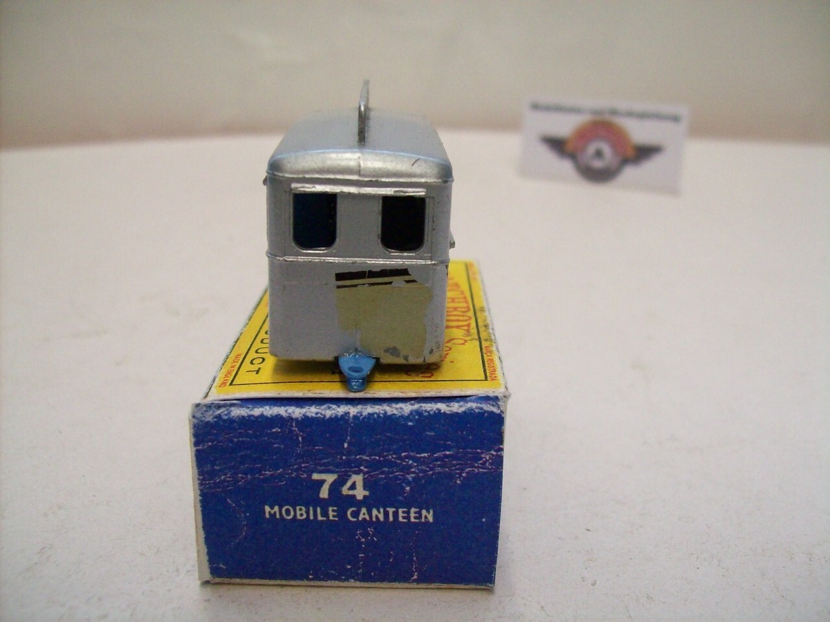 Matchbox 1-75, Nr.74, Mobile Canteen, 1959, silver (Made in
