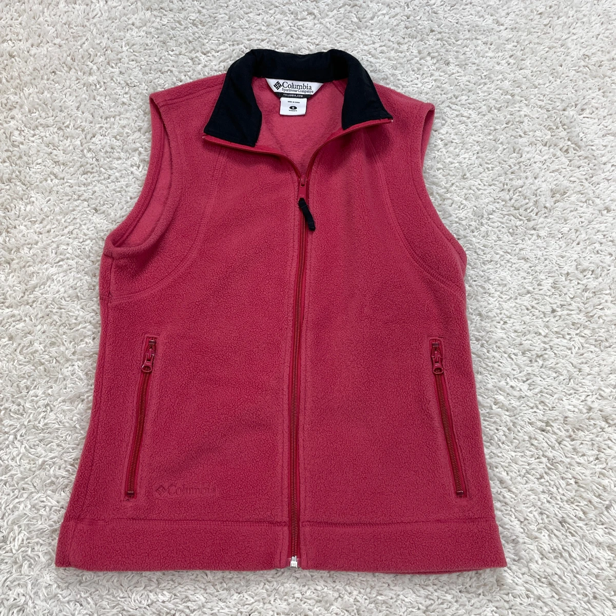 Womens columbia fleece vest sale 2025