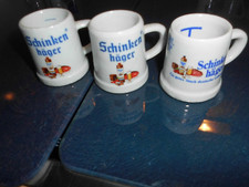 3 schöne alte Schinkenhäger-Krüge/Keramik/Schnapskrüge/Konvolut