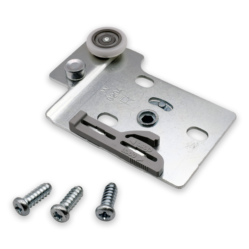 Kit vis 124336 et 105307 pour glisse fluide de porte coulissante PAX IKEA armoire