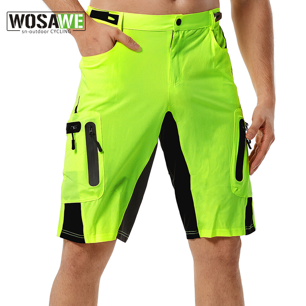 Cycling Shorts Mens Loose Fit Cycling Jersey WOSAWE Men MTB