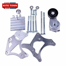 Aluminum LS Swap Alternator Bracket Kit For LS1 LS3 LSX LQ4 LQ9 4.8L 5.3L 6.0L
