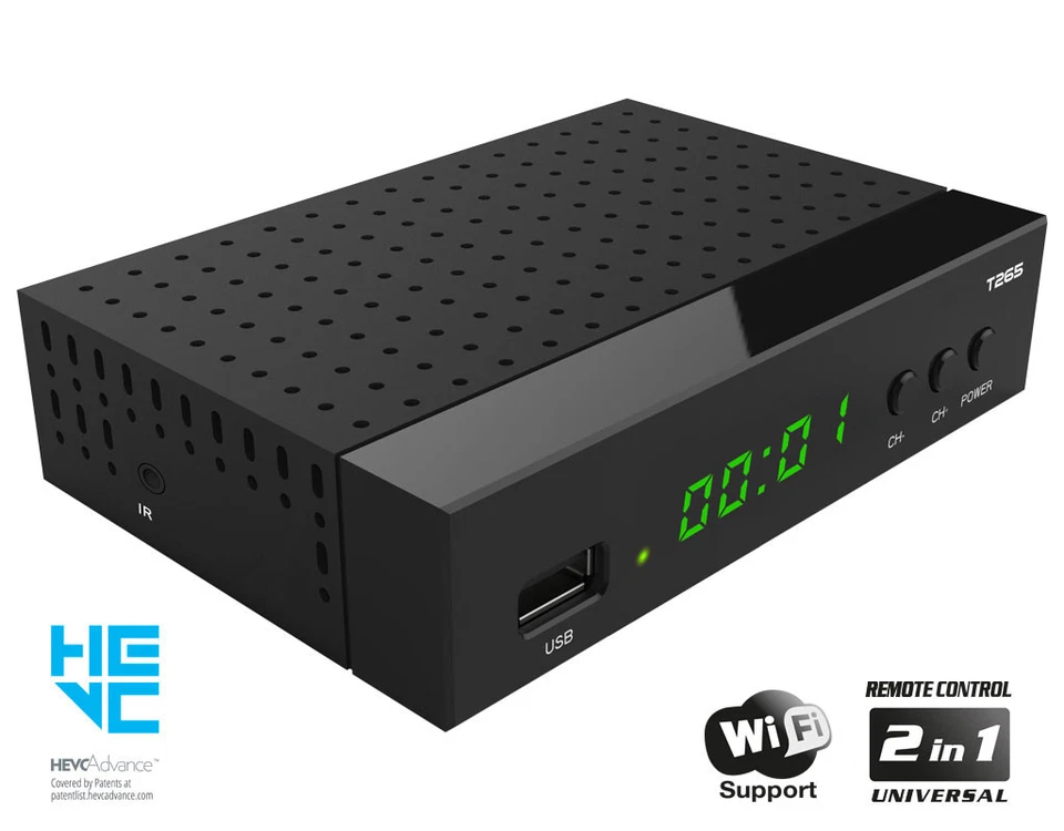 Decoder Digitale Terrestre DVB T2 HDMI DVB-T2 HEVC Full HD Ricevitore TV H265 - Immagine 3 di 4