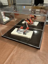 Bobby Hull Signed McFarlane Action Figure in Display Case HOF Inscribed