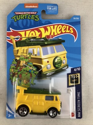 Hot Wheels 2021 HW Screen Time Party Wagon Teenage Mutant Ninja Turtles 39/250