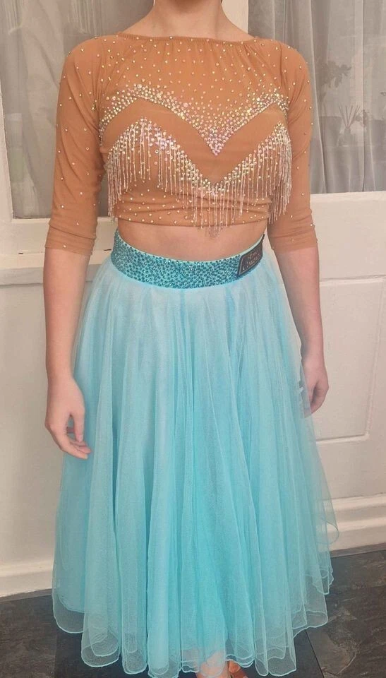 Amici couture 3 piece ballroom and Latin dress size 6-10 - Image 2 of 4