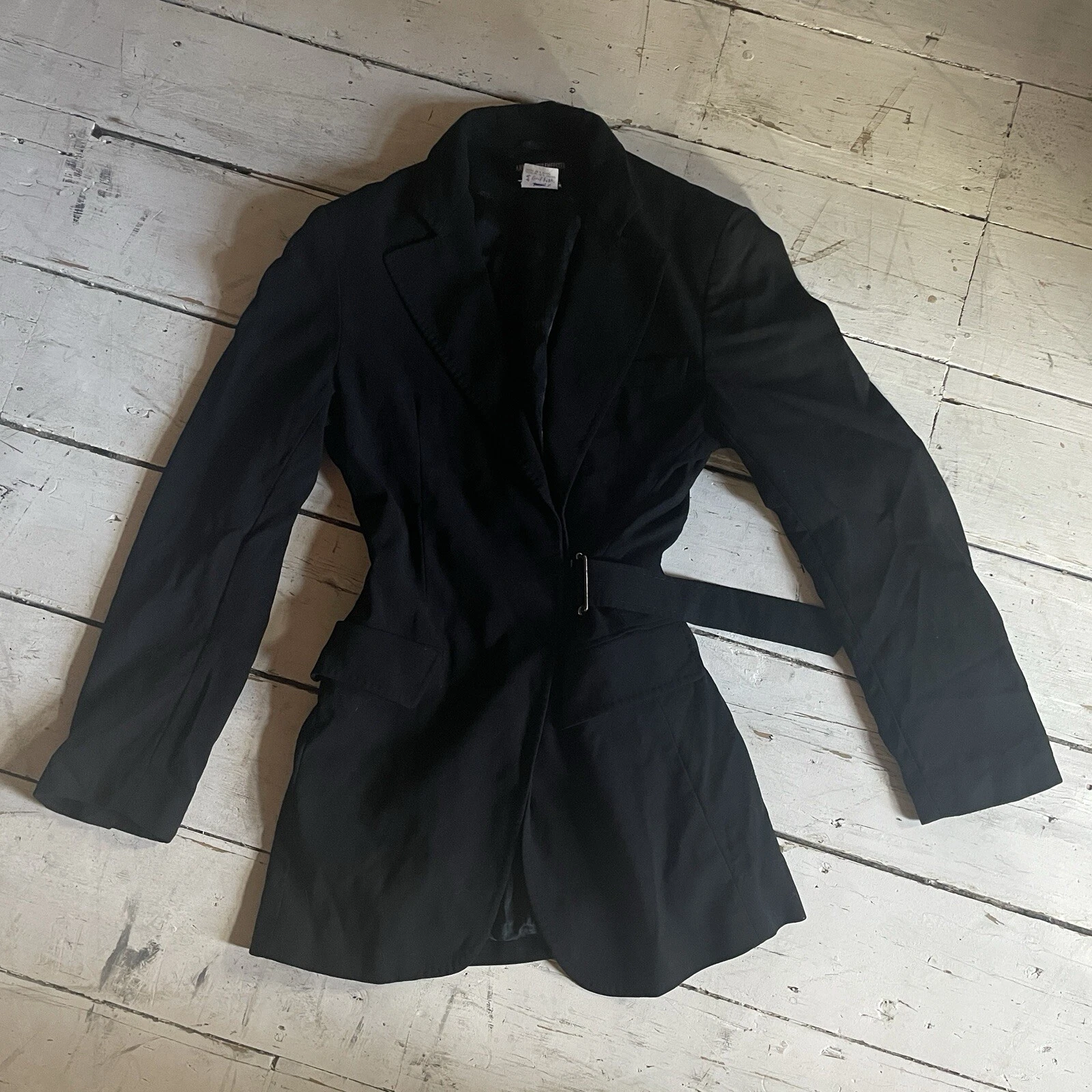 Womens Ann Demeulemeester blazer with adjustable belt Size 38