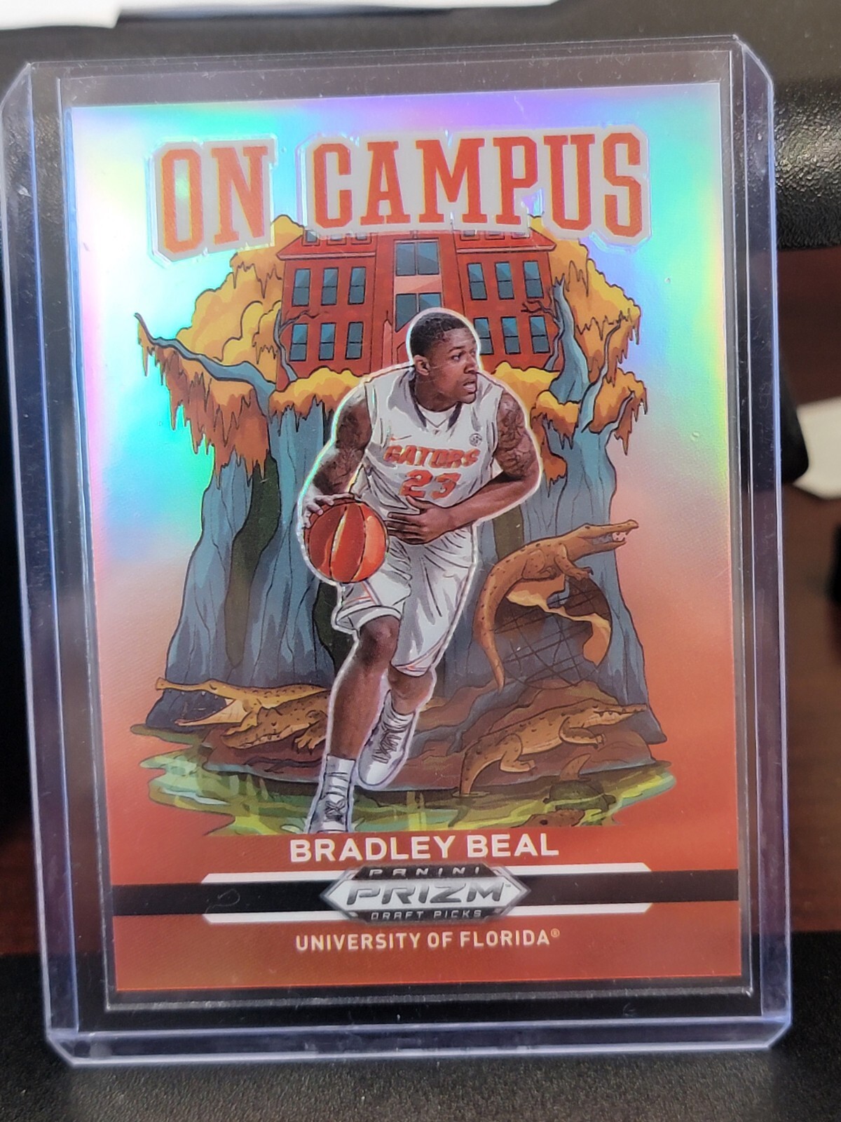 2021 PANINI PRIZM DRAFT PICKS BRADLEY BEAL #18 ON CAMPUS PRIZM