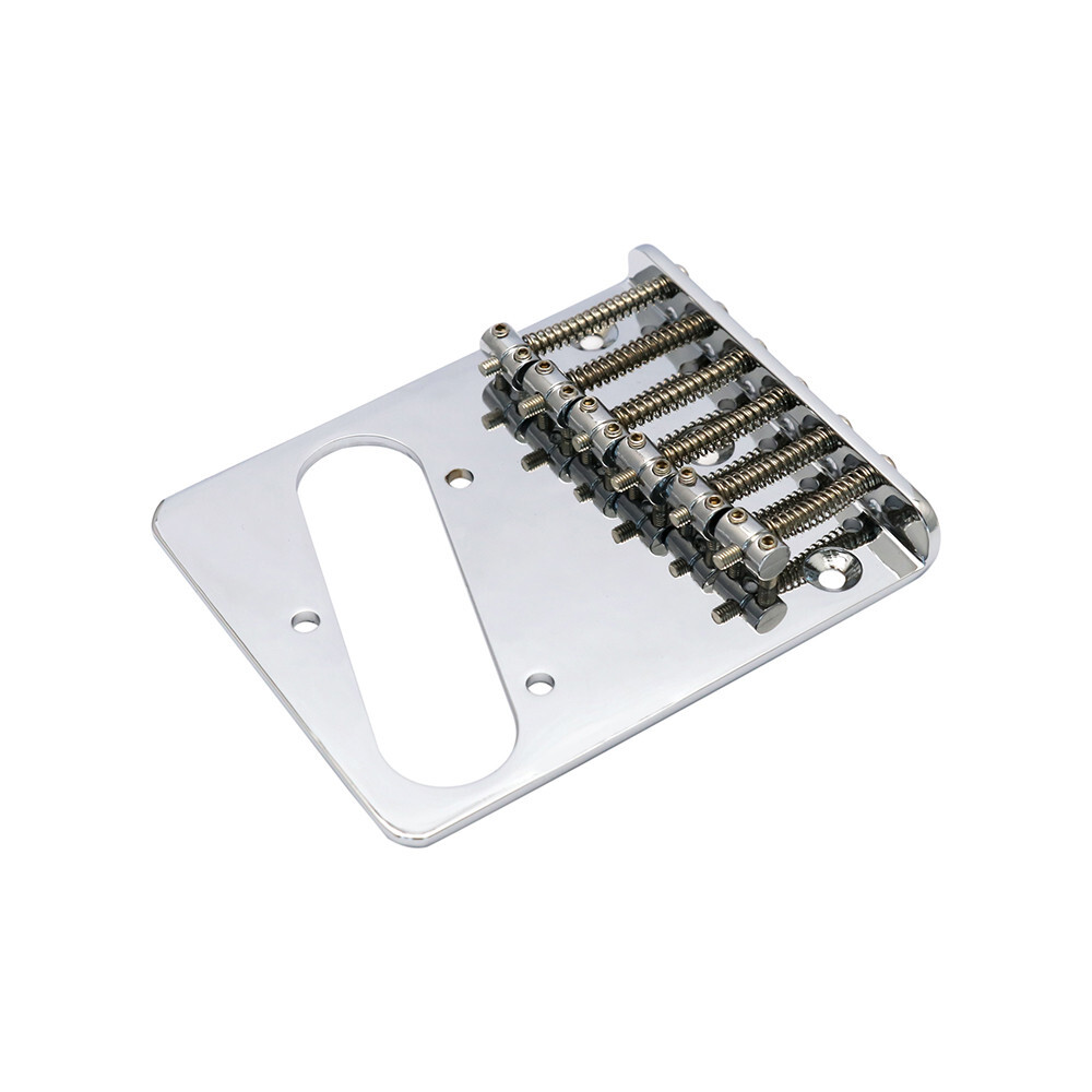 Vintage Guitar Bridge 6 Saddles Top Loader Bridge for Telecaster Guitar