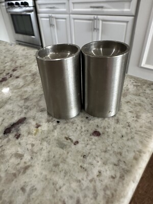 MCM STELTON DENMARK CYLINDA LINE STAINLESS Arne Jacobsen Salt