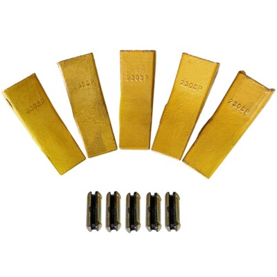 #ad #ad 230SP Bucket Teeth 5 Pack Cast or Forged 23FP Pins 230CSP Fit Deere Case JCB $64.39