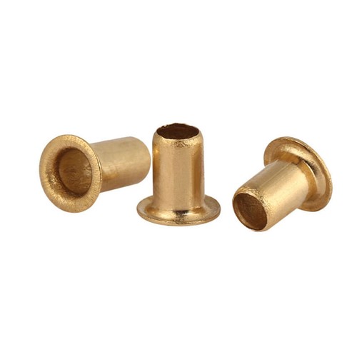 Doppelhohlnieten Flacher Kreis Gletscherlicht 100tlg Gold Goldfarbig Nieten Hohlnieten 8mm Doppel-Hohlnieten 100 Stück Hohlnieten Gold 10mm Stahl
