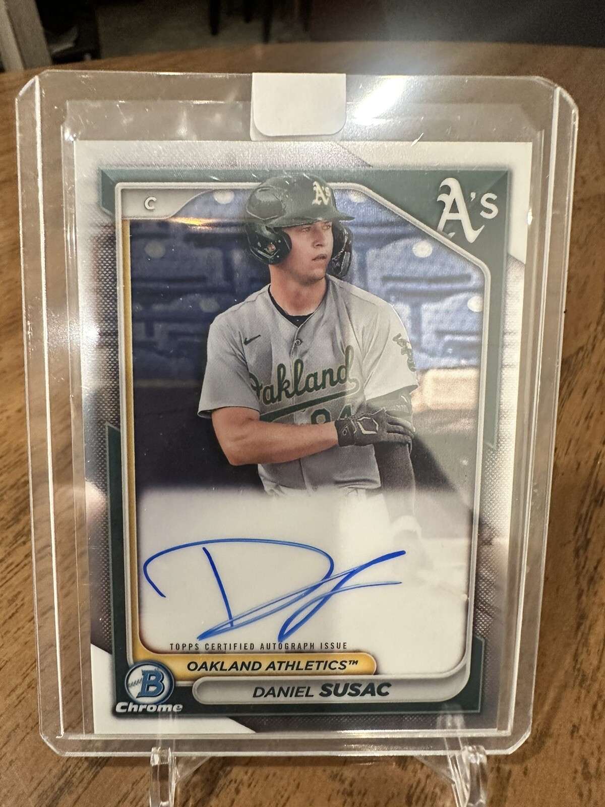 2024 Bowman - Chrome Prospect Autographs #CPA-DS Daniel Susac (AU, RC)