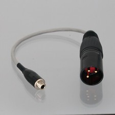 XLR 3Pin Male to 3.5mm Stereo Locking Socket Cable Microphone Wireless system