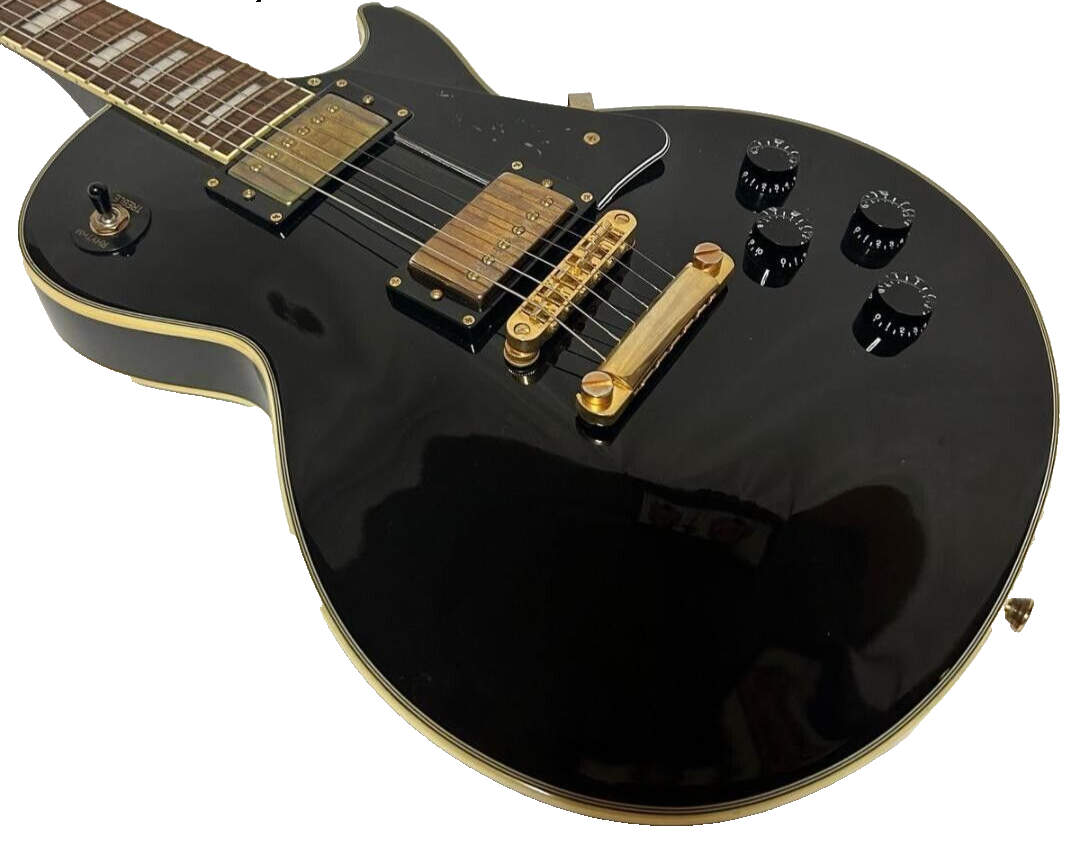 BLITZ by ARIA BLP-CST BK Electric Guitar Les Paul Custom Black