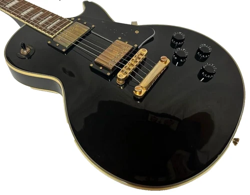 BLITZ by ARIA BLP-CST BK Electric Guitar Les Paul Custom Black Good