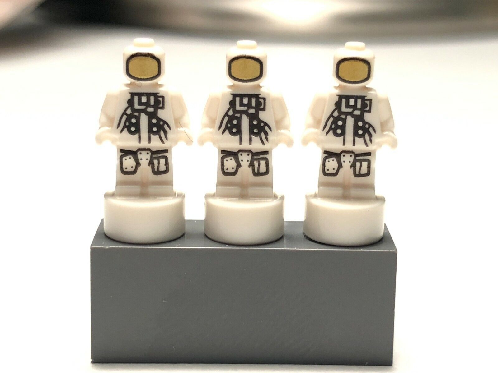 New Lego 3x MicroFig Astronaut 90398pb008 Nasa Saturn V 21309 92176 21321 90398