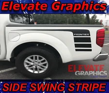 For Nissan Frontier Stripes Hood & Side Vinyl Graphics Stickers Decals 2005-2021