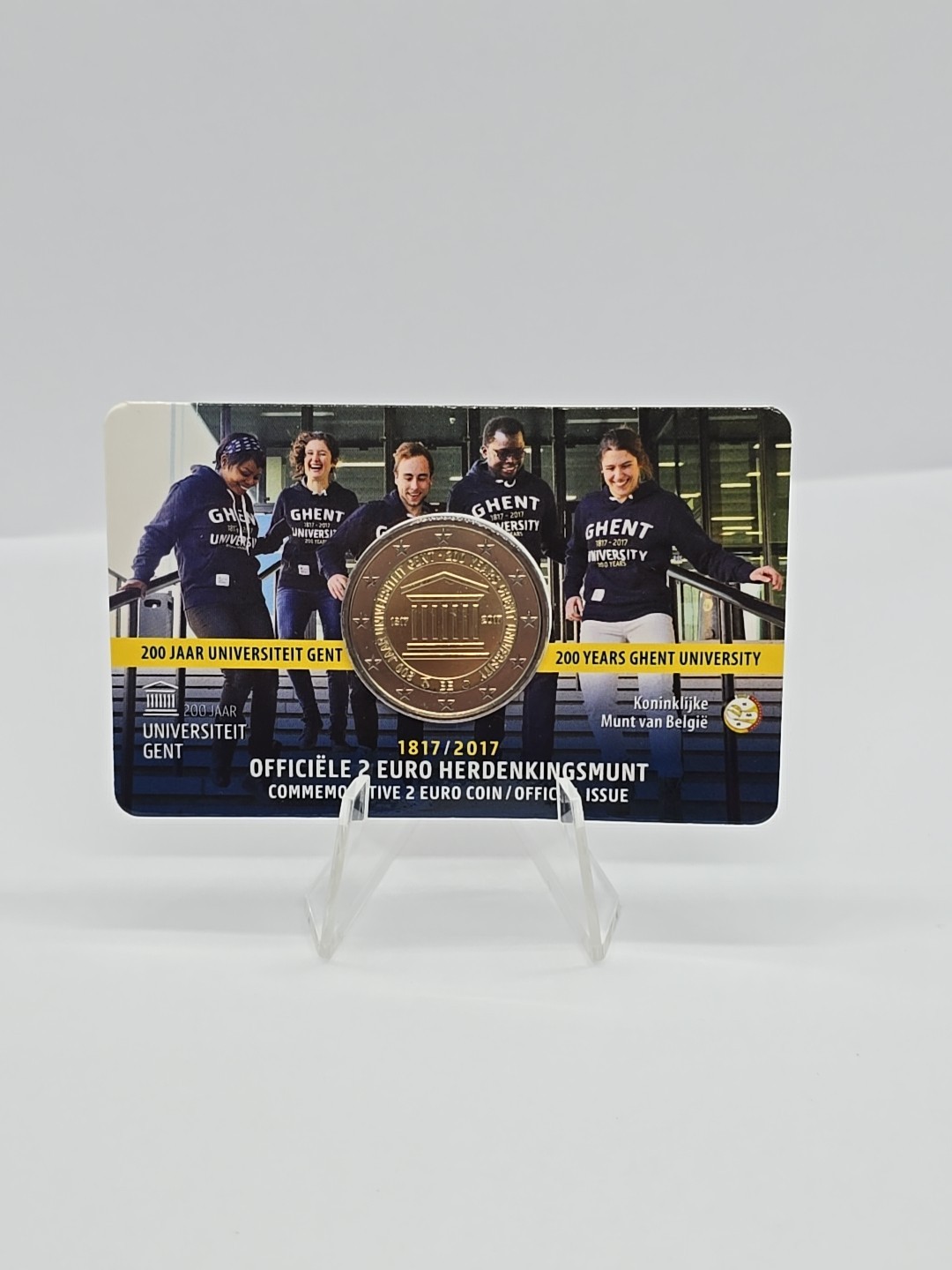 Belgique 2 Euros Coincard 2017 Université De Gand / Gent - Version NL ✔
