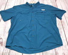 Magellan Fishing Shirt Mens 2XL Blue Laguna M...