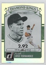 2016 Panini Donruss Diamond Kings Stat Line Season 23/292 Jose Fernandez #15 4a3