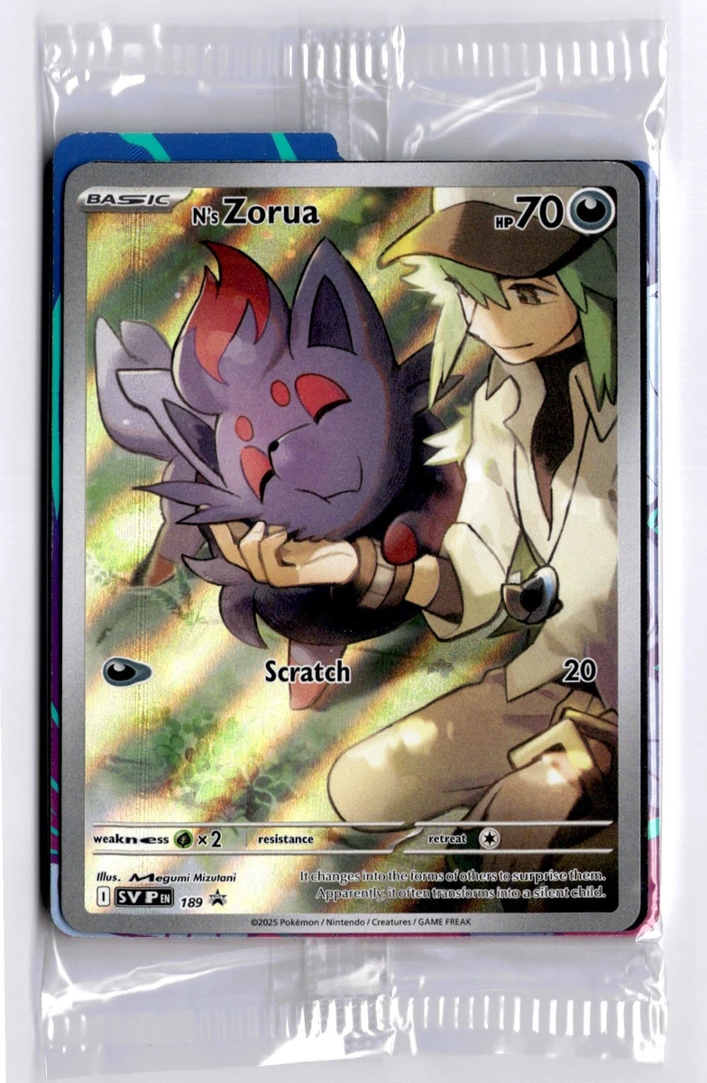 25+ N's Zorua 189 Sv: Scarlet & Violet Promo Cards for sale