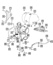 Genuine Mopar Banjo Washer 68094001AA