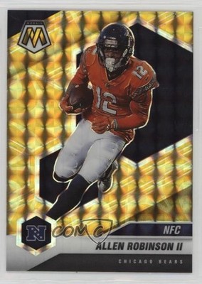 2021 Panini Mosaic Variations NFC Reactive Yellow Prizm Allen Robinson II 1e1b