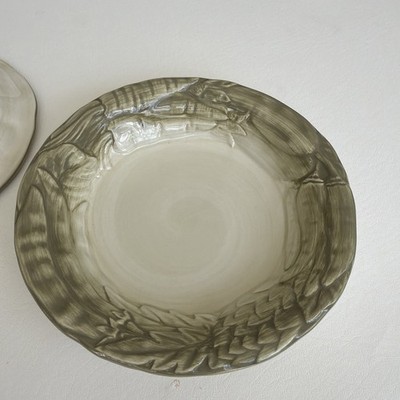 Southern Living Mariano's Collection Green Veg. Pasta/Salad Bowls 9'' Set Of 2 