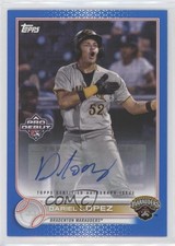 2022 Topps Pro Debut Blue Auto 141/150 Dariel Lopez #PD-25 Auto 8d2