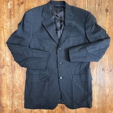 Brooks Brothers Brooksease Mens Gray 100 Wool 3 Button Blazer Sport Coat 38 EUC