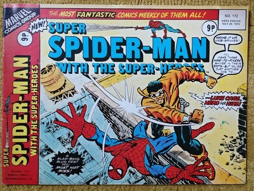 Marvel UK  Spider Man Comics Weekly including Thor.  #172 29th May 1976