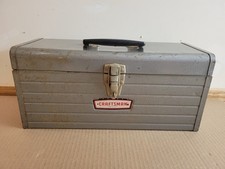 Craftsman Crown Logo Steel Toolbox w/ Tray US...
