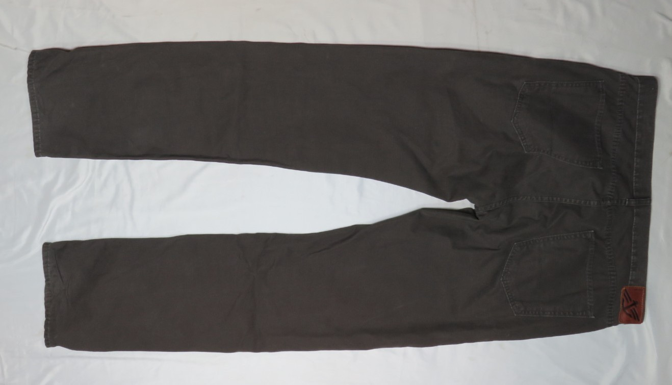 S Charcoal Jean Cut 36x34 Straight Fit 100% Cotton Canvas