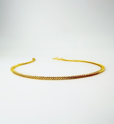 18 Karat massiv Gold Weizen Kette Armband Größe 7,5 | 1,1 g Gold | feiner Schmuck