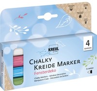 "Kreul Chalky Kreidemarker \"Fensterdeko\", 4Er-Set"