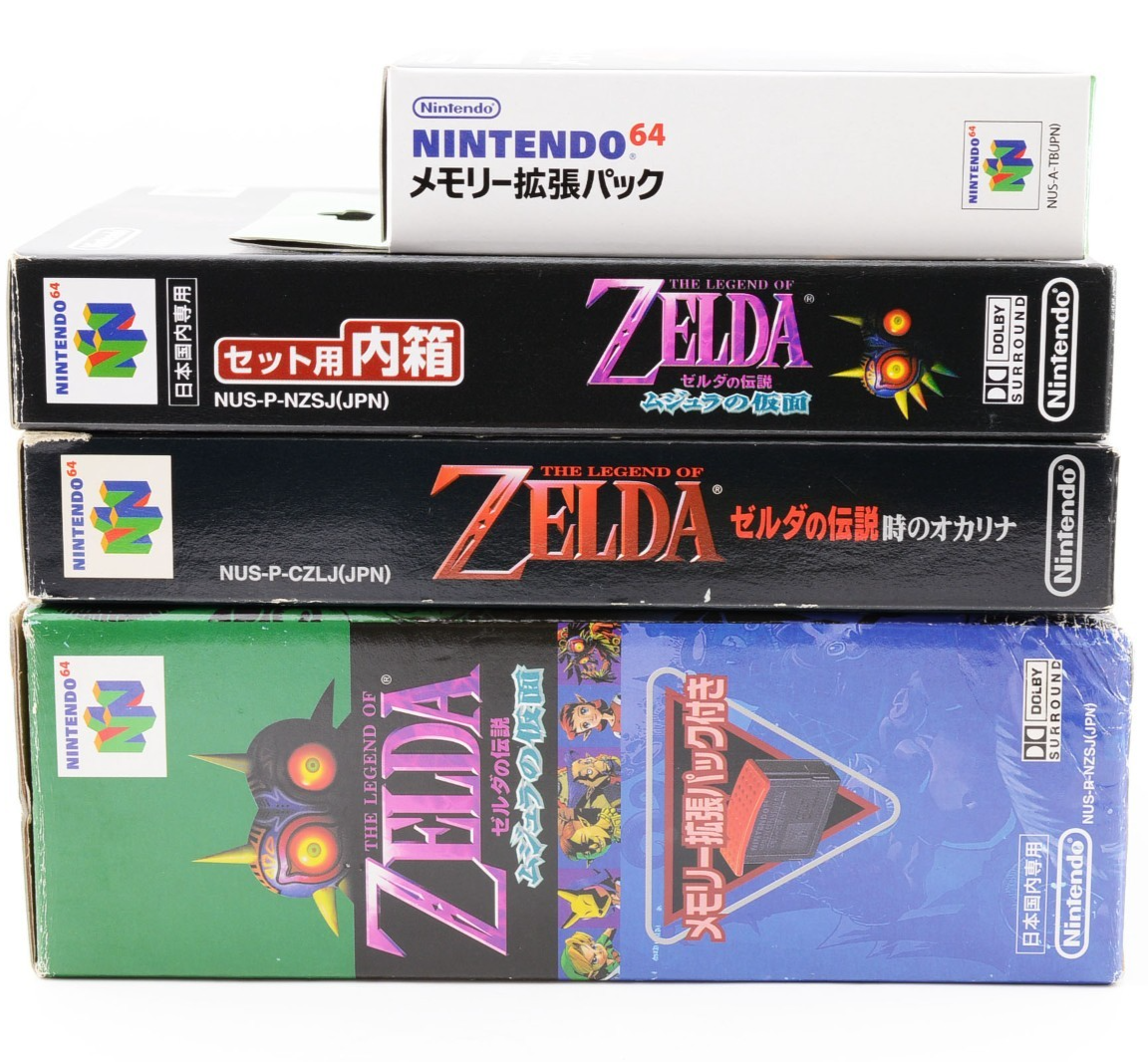 Nintendo 64 N64 The Legend of Zelda Ocarina of Time Majora's Mask